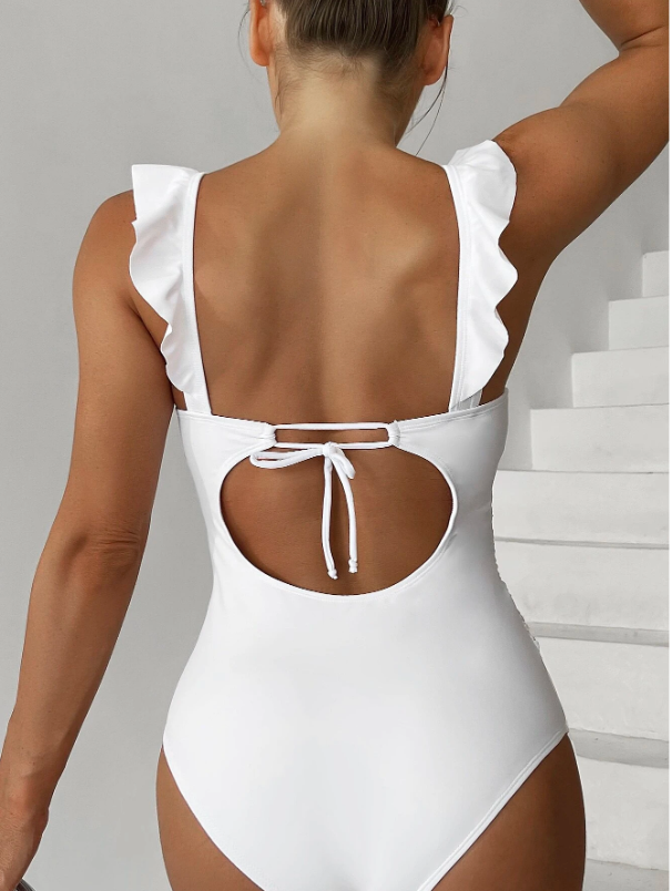 Traje de baño: Sweet white