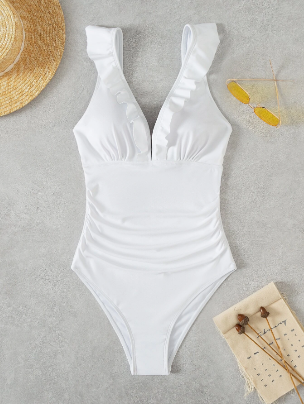 Traje de baño: Sweet white