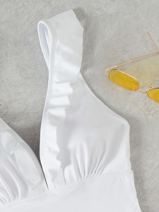 Traje de baño: Sweet white