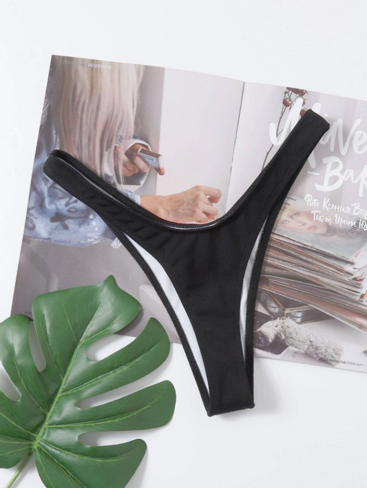 Bottom de bikini pierna alta