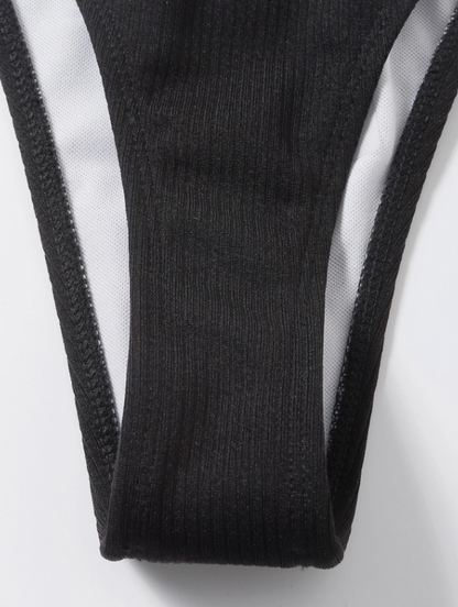 Bottom de bikini pierna alta