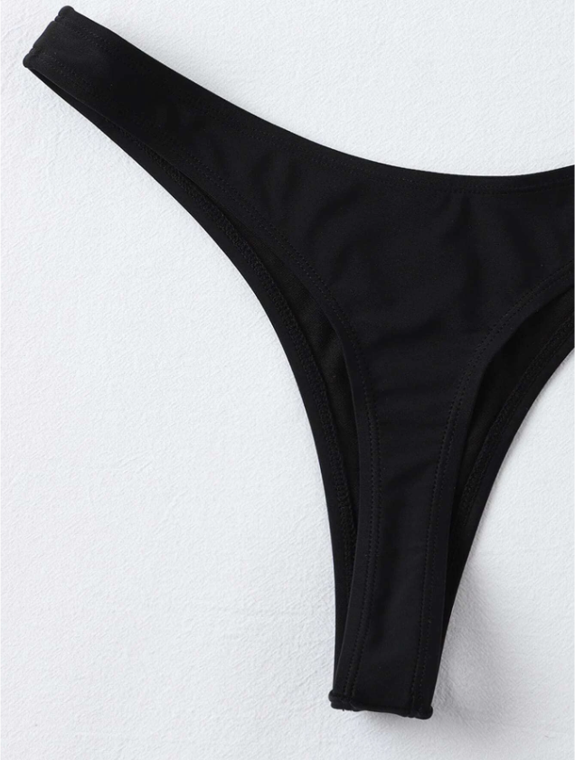 Bottom bikini tanga corte alto