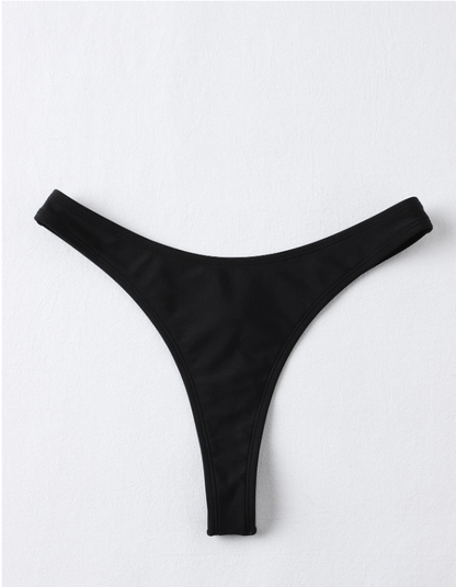 Bottom bikini tanga corte alto