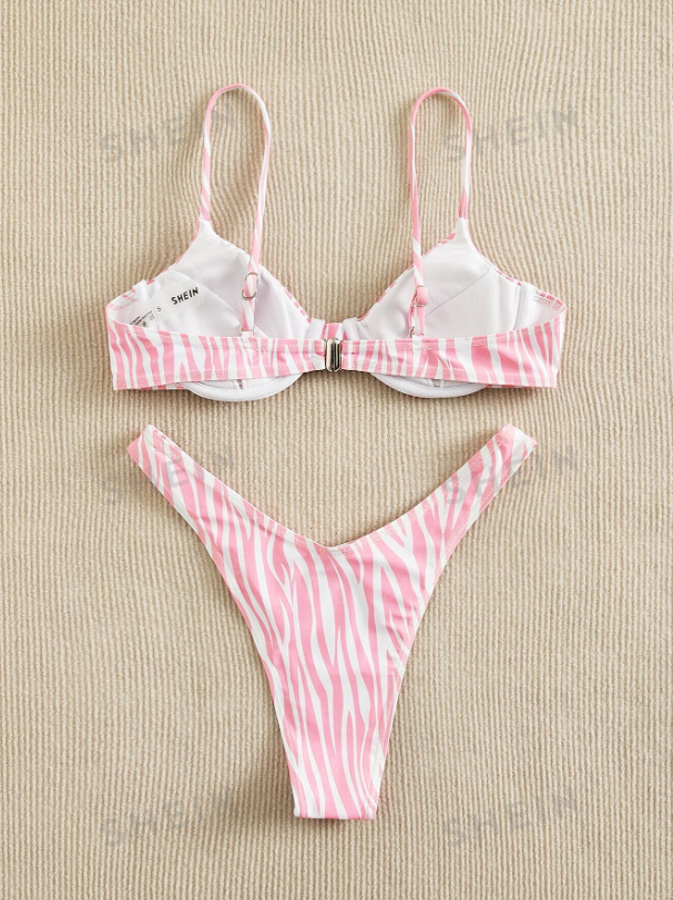 Bikini: Pink zebra