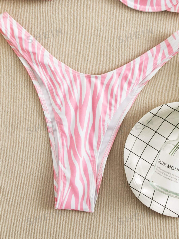 Bikini: Pink zebra