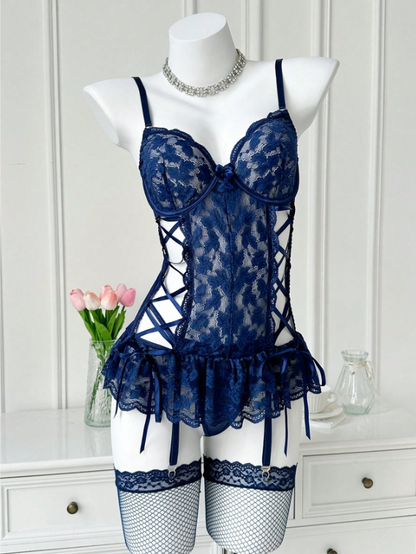 Lencería: Enchanted navy blue