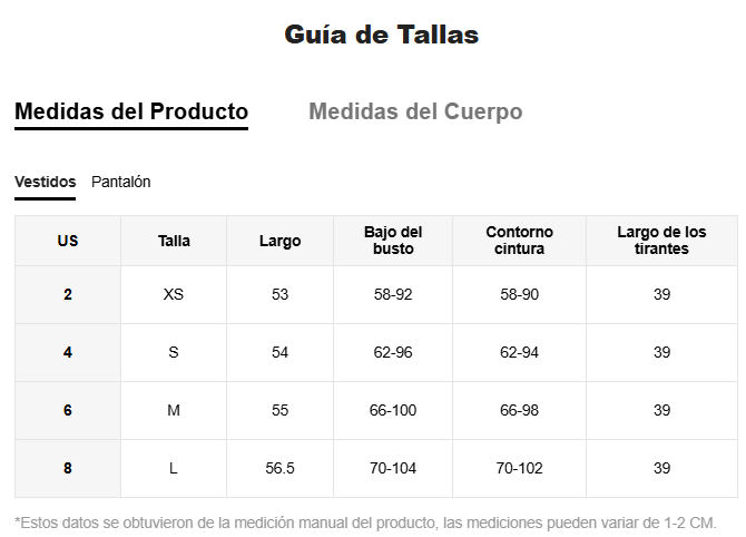 Lencería: Sweet Caroline