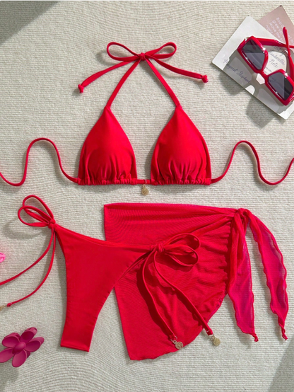 Bikini 3 piezas Rouge