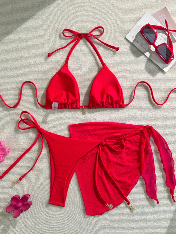Bikini 3 piezas Rouge