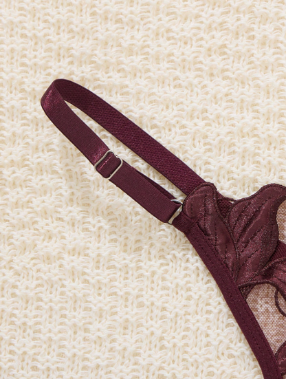 Lencería: Floral Embroidered