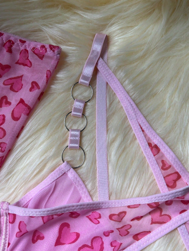 Lencería: Pink Leopard