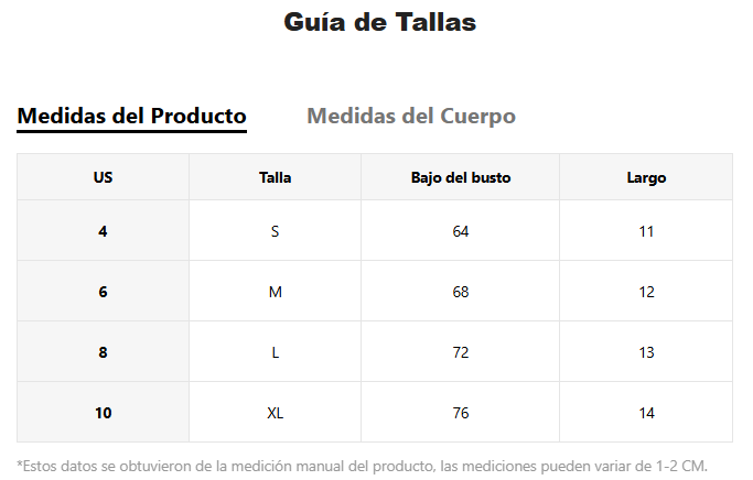 Lencería: Abril