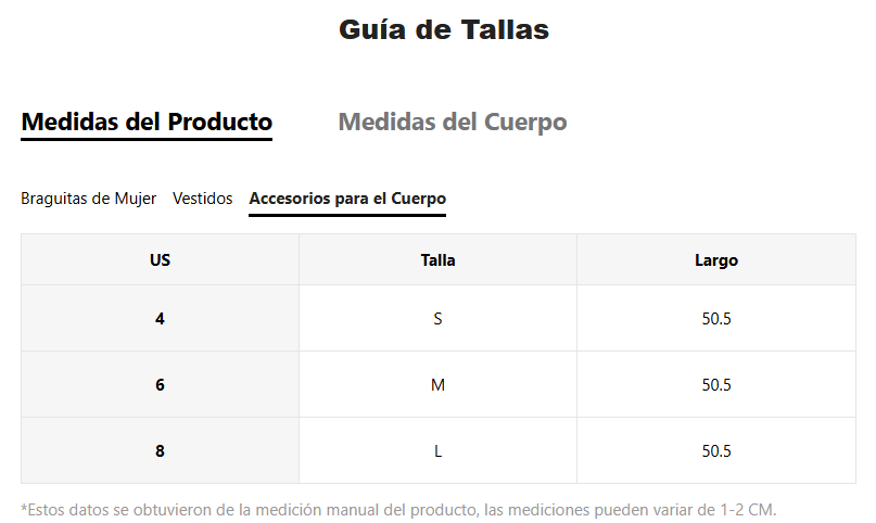 Lencería: Jules