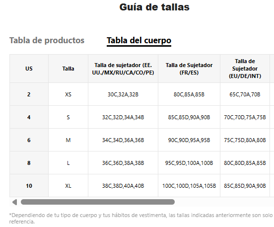 Lencería: Stela