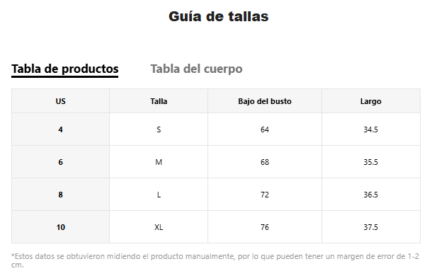 Lencería: Sue